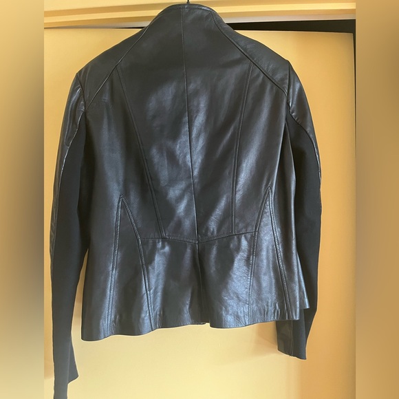 Danier italian black leather jacket XL - Picture 2 of 10